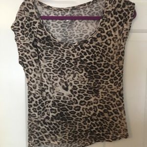 Size small Jennifer Lopez leopard top.